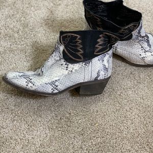 Free people snakeskin boots
